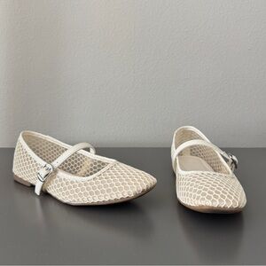 OPEN EDIT Desi Mary Jane Mesh Flat
